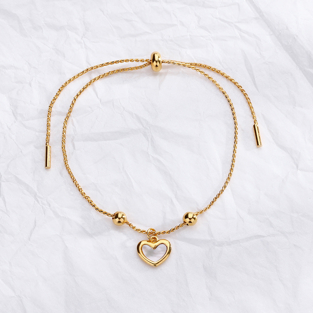 Wholesale Love Tassel Zircon Bracelet